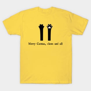 Merry Catmas, claws and all T-Shirt